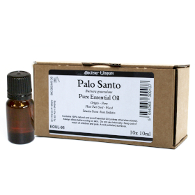 10x Palo Santo Eterisk Olja 10ml - Utan Etikett