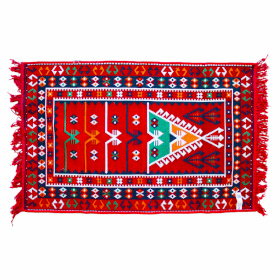 Kilim Matta 125x80cm - Röd