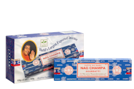 6x Satya Nag Champa Rökelse - 100g