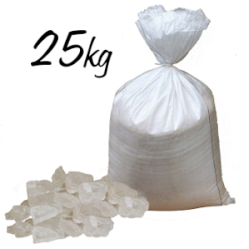 Vit Himalaya Badsalt Stora Kristallbitar - 25kg