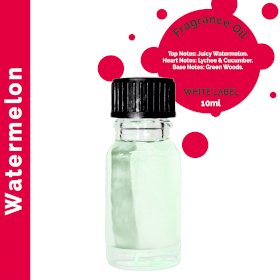 10x Vattenmelon Doftolja 10ml - Utan Etikett