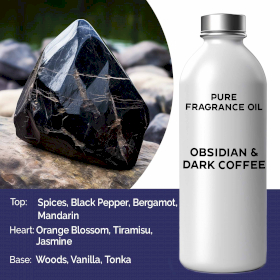 Obsidian & Mörkt Kaffe Ren Doftolja - 500ml