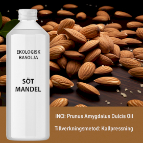 Ekologisk Mandelolja 1 Liter