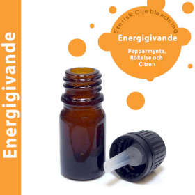 10x Energigivande Eterisk Oljeblandning 10ml - Utan Etikett