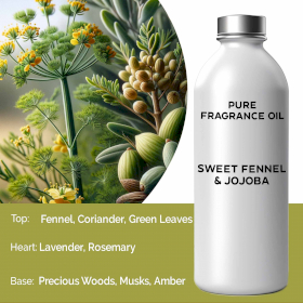 Söt Fänkål & Jojoba Ren Doftolja - 500ml