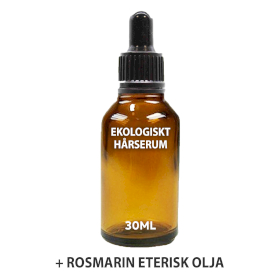 20x Ekologiskt Hårserum Utan Etikett 30ml - Rosmarin