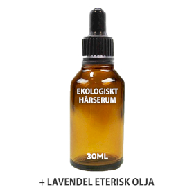 20x Ekologiskt Hårserum Utan Etikett 30ml - Lavendel