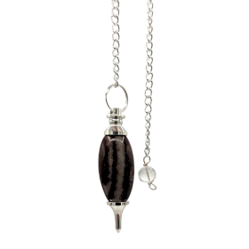 Shiva Lingam Pendel med Spets