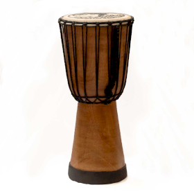 Handgjord Djembe Trumma med Bred Topp - 40cm