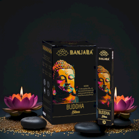 12x Banjara Buddha Rökelsepinnar - Salighet