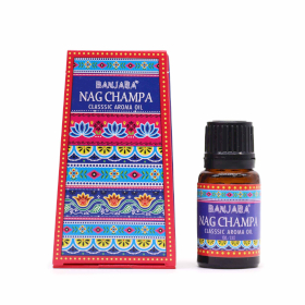 6x Banjara Indisk Doftolja 10ml - Nag Champa