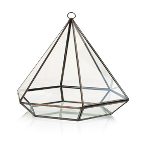 Terrarium i Glas - Stor Diamant