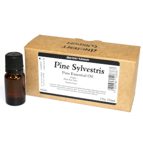 10x 10ml Tall Sylvestris Eterisk Olja Utan Etikett